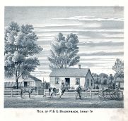P. and G. Bilderback Residence, Union County 1876